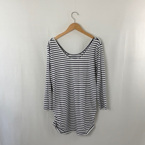 NWT Isabel Maternity Cami + Old Navy Striped 3/4 Sleeve Maternity Top - Picture 11 of 17